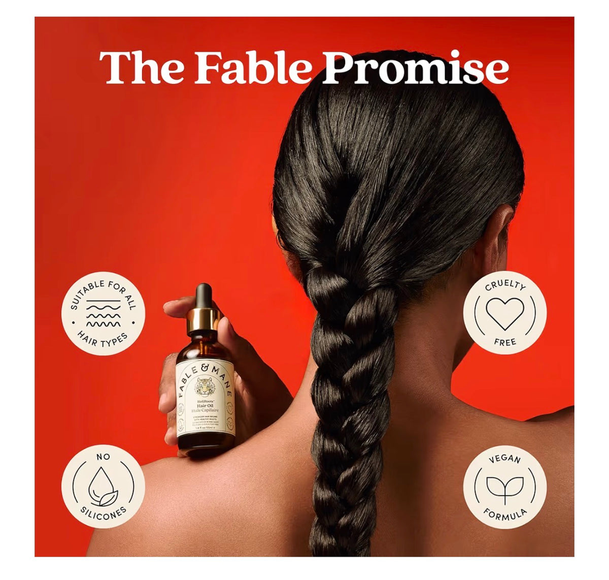 Fable & Mane HoliRoots Hair Oil | Amla, Ashwagandha & Castor Oil