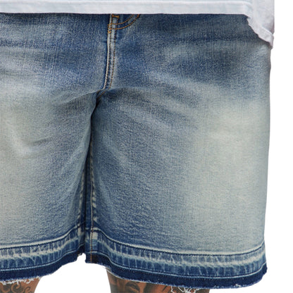 Run Around Relaxed Denim Shorts Medium Wash