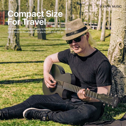 NOVA GO SP1 Carbon Fibre Acoustic Electric Travel Guitar