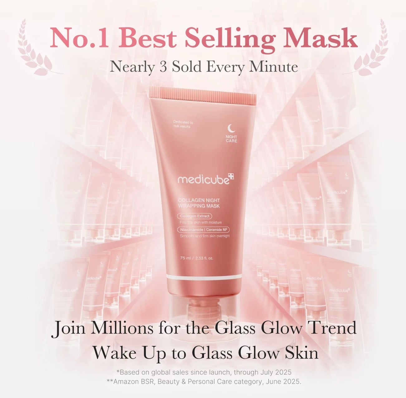 medicube Collagen Night Wrapping Mask Overnight Glow Skincare Treatment