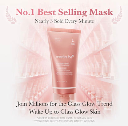 medicube Collagen Night Wrapping Mask Overnight Glow Skincare Treatment