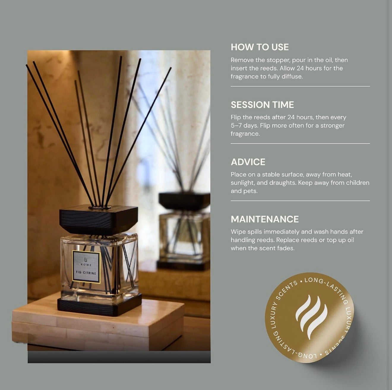 Collection Fig Citrine Reed Diffuser