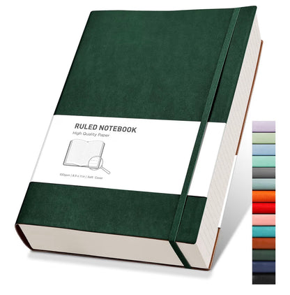 RETTACY A4 Lined Notebook 320 Pages 100 GSM
