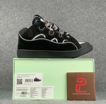 Lanvin Curb Sneakers 'Black Grey'
