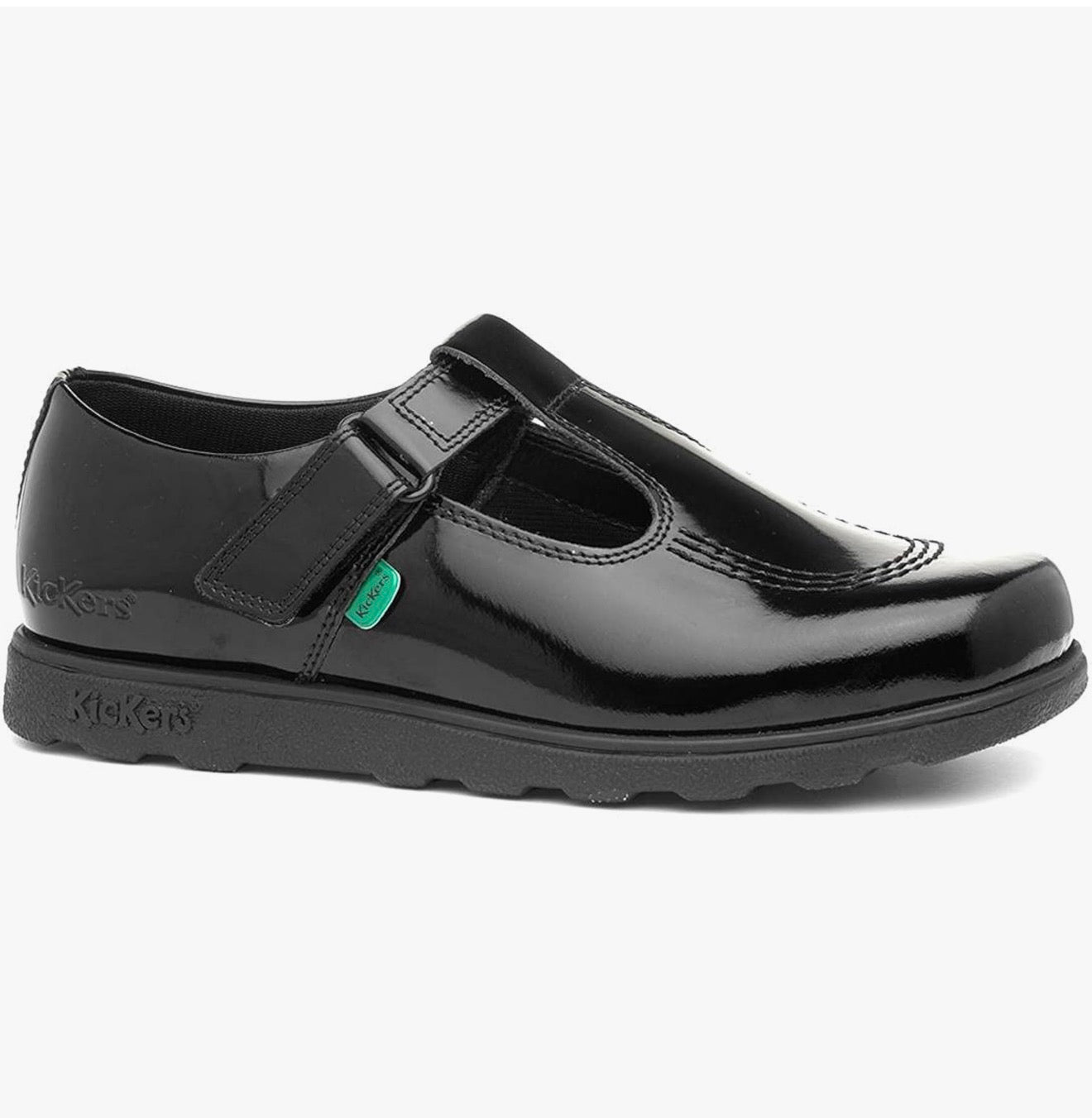 Kickers Kids Fragma T Bar Moc Toe School Shoes