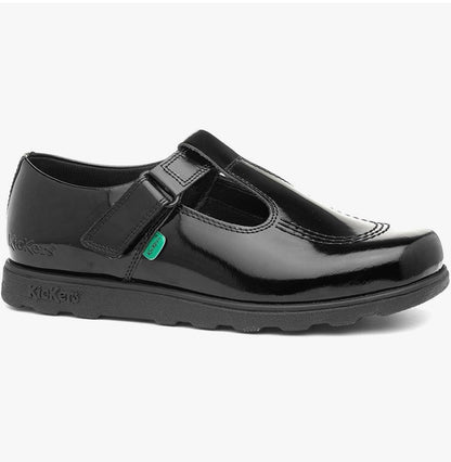 Kickers Kids Fragma T Bar Moc Toe School Shoes