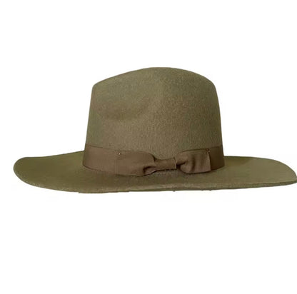 Wool Fedora Hat Vintage Soft Felt Trilby Style Hat for Men and Women NZ354