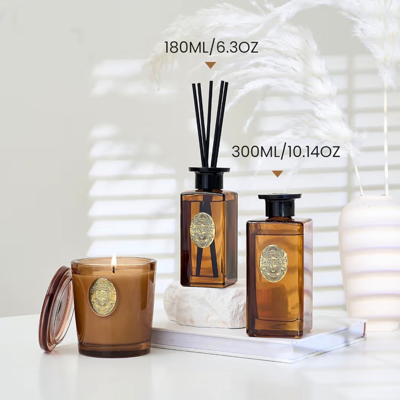 M&SENSE Tobacco Teakwood Reed Diffuser