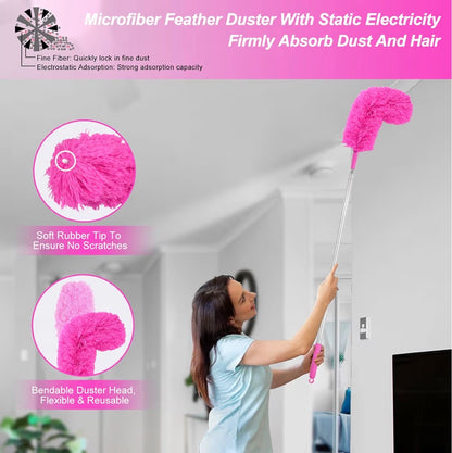 15 Piece Microfibre Duster Set