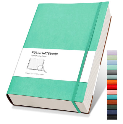 RETTACY A4 Lined Notebook 320 Pages 100 GSM