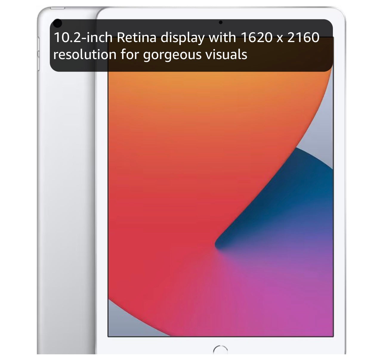 Apple iPad 10.2-inch 2020 32GB Wi-Fi Silver Renewed