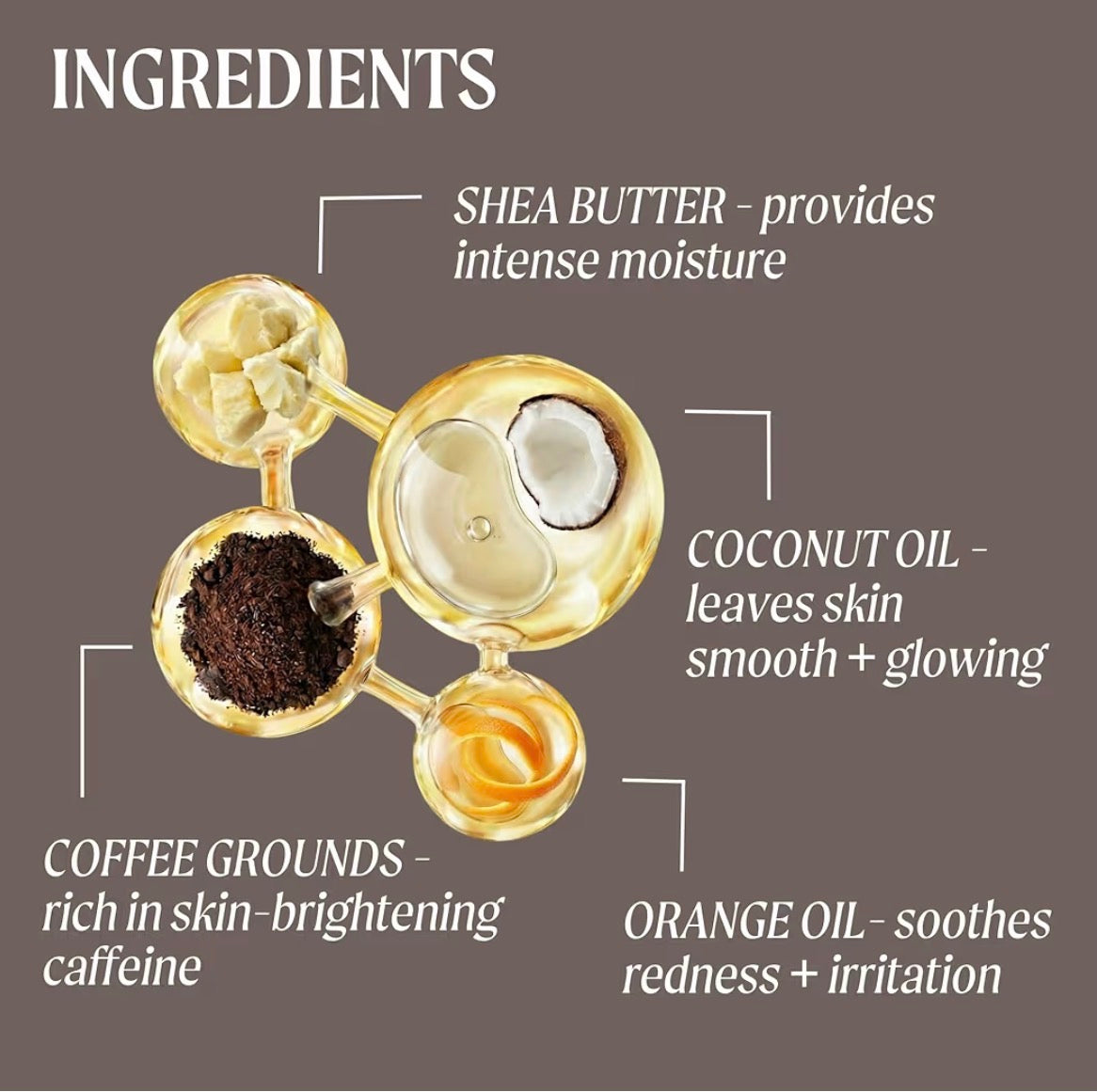 UpCircle Coffee Face Scrub Citrus Blend 100ml | Vegan Exfoliator for Normal & Dry Skin