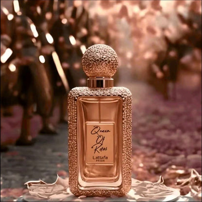 Lattafa Queen of Roses 100ml Eau de Parfum Rose Saffron Vanilla