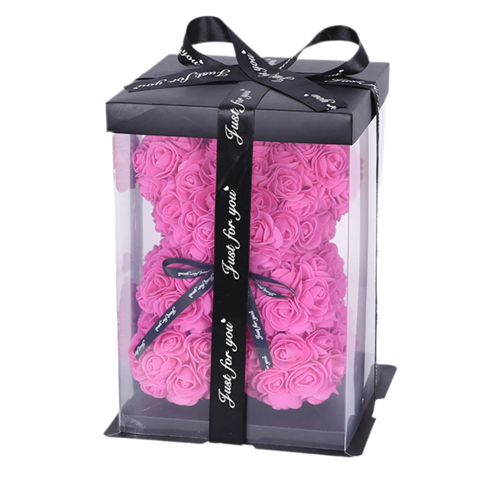 25cm Teddy Rose Bear with Gift Box – The Perfect Symbol of Love!