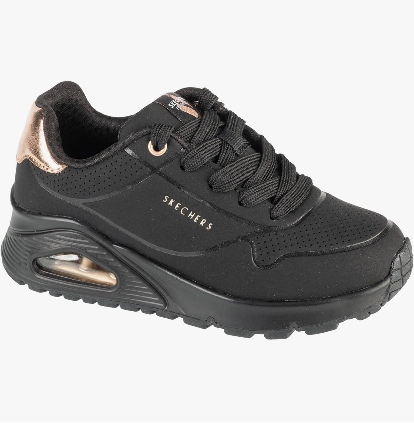 Skechers Girls Uno Gen1 Shimmer Away Slip-On Shoes