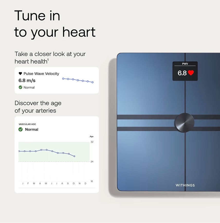Withings Body Comp Smart Scale Body Composition WiFi Bluetooth