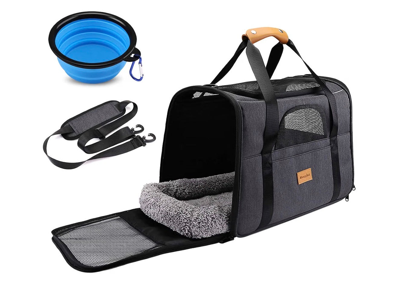 Morpilot Airline Approved Pet Carrier Large Grey
