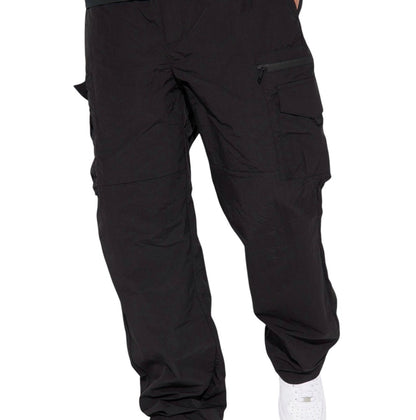 Echo Nylon Straight Cargo Pants Black