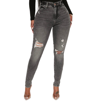 Living Life High Stretch Skinny Jeans Black Wash