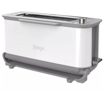 Foodi 3-in-1 Toaster, Grill and Panini Press with Flip Design, 7 Cooking Functions, 7 Toast Shades, Includes Panini Press, Bake Tray and Crumb Tray, Stainless Steel, ST202UK