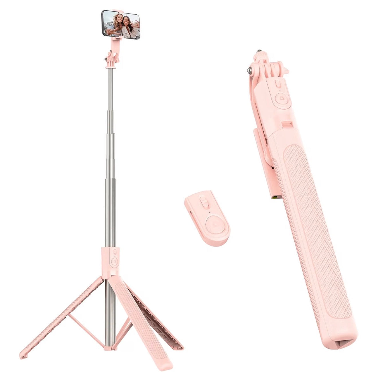 180cm Phone Tripod Selfie Stick Aluminium Stand Wireless Remote