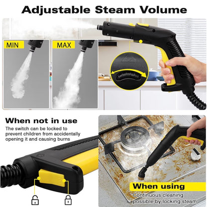 5 Bar Steam Cleaner with 26 Accessories