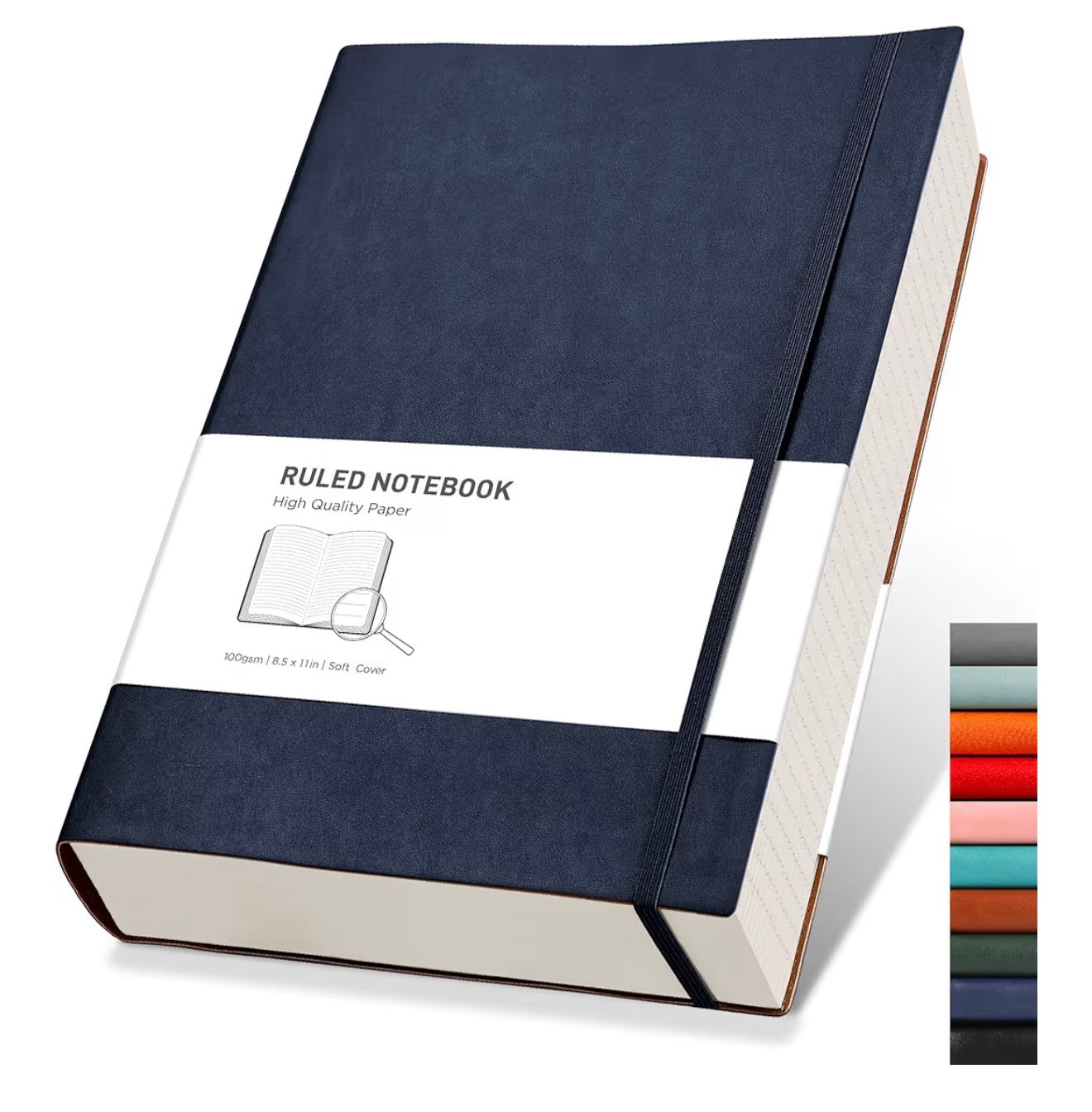 RETTACY A4 Lined Notebook 320 Pages 100 GSM
