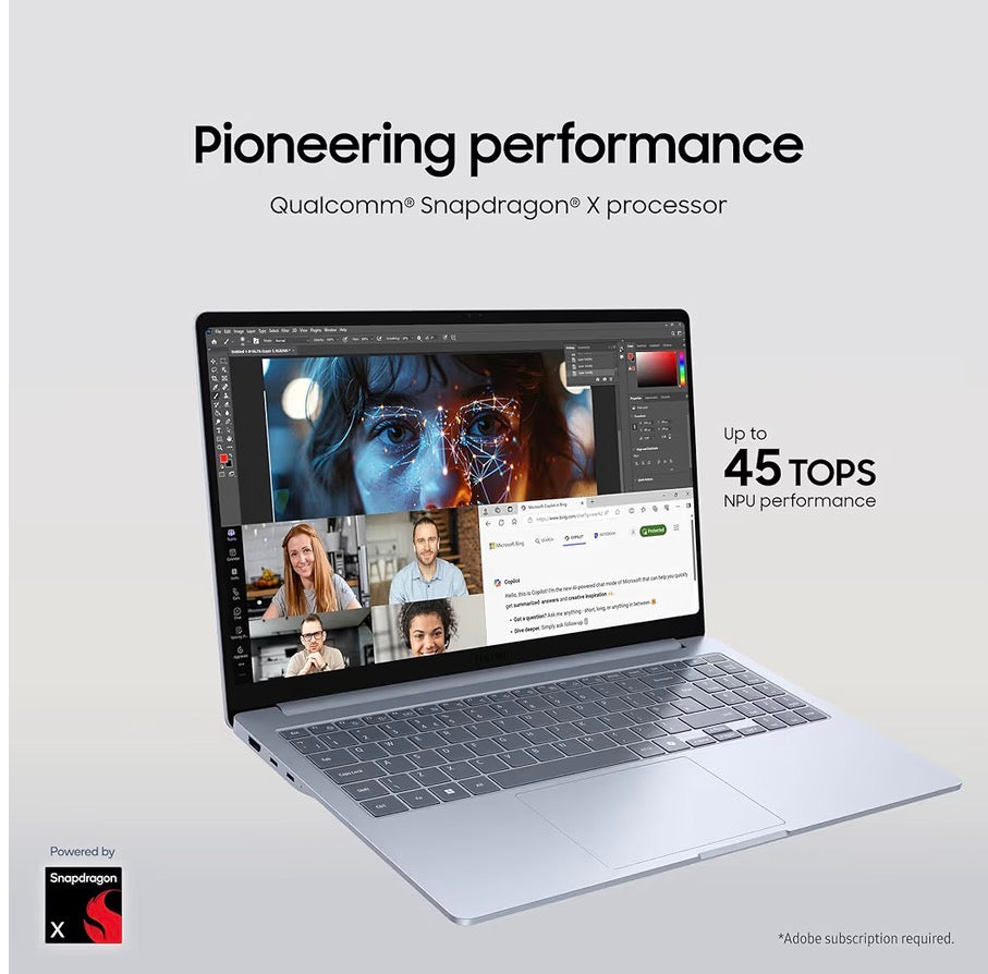 Samsung Galaxy Book4 Edge Copilot+ 15.6 Snapdragon X 16GB 1TB