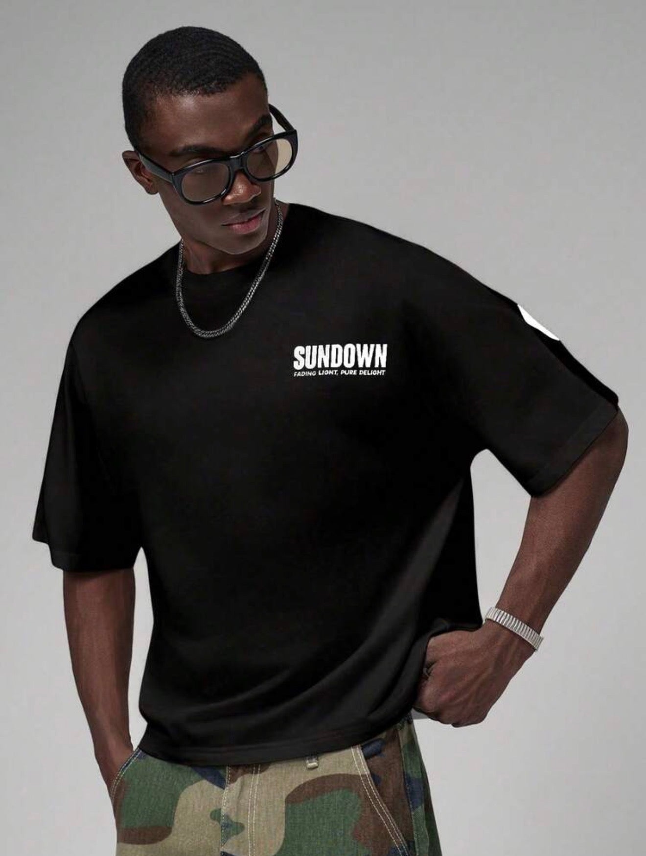 STYNVO Men’s Letter Graphic T Shirt