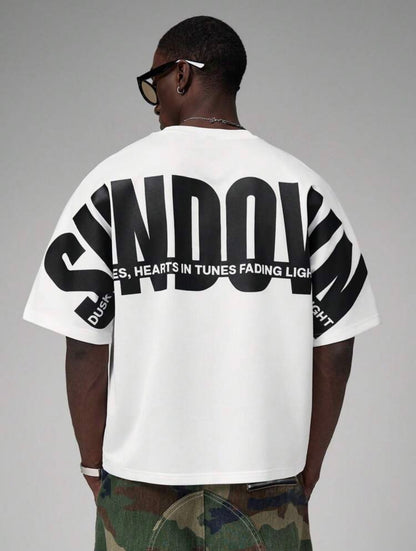 STYNVO Men’s Letter Graphic T Shirt