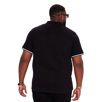 Strikeout Short Sleeve Polo Black