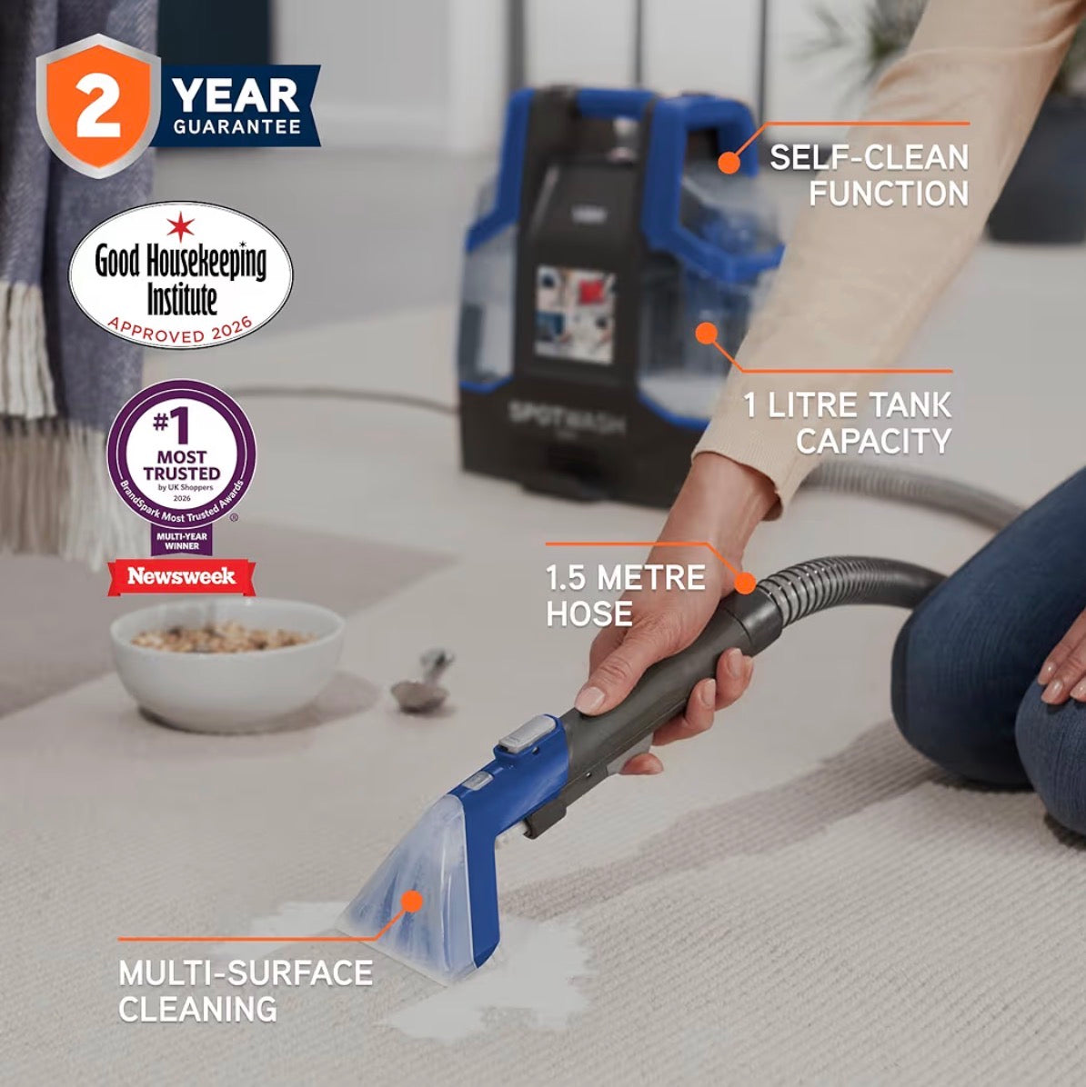 Vax SpotWash Duo Compact Spot Cleaner