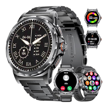 LIGE Smart Watch for Men 1.43 AMOLED Bluetooth Calling 110+ Sports
