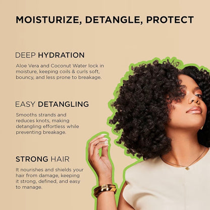 African Pride Moisture Miracle Pre-Shampoo 12 oz | Aloe & Coconut Water