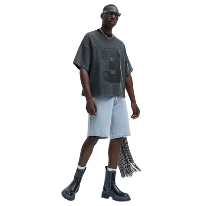 Kyle Oversized Tee Black Wash