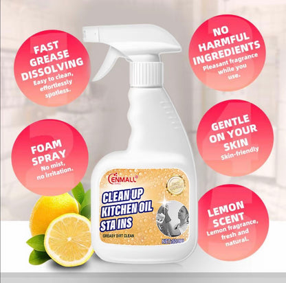ENMALL Grease Rescue Heavy-Duty Kitchen Degreaser | Hob & Oven Cleaner