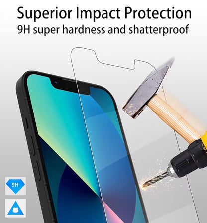 4youquality 4-Pack iPhone 17e 16e 14 13 13 Pro Screen Protector
