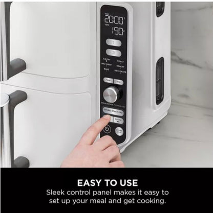 Double Stack XL 2 Drawer Air Fryer 9.5L | SL400UK - White