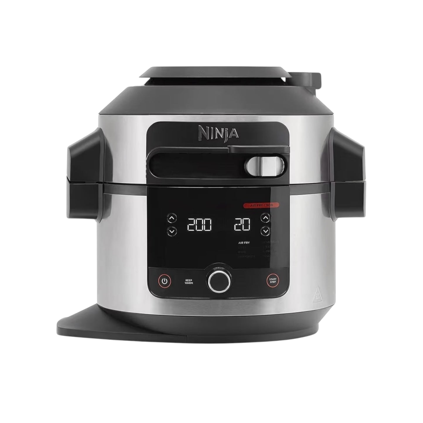 Foodi 11-in-1 SmartLid Multi-Cooker, 6L, Electric Pressure Cooker & Air Fryer, Layer Mains & Sides with Reversible Rack, Cooks 4 Portions, Dishwasher Safe Parts, Stainless Steel/Black OL550UK