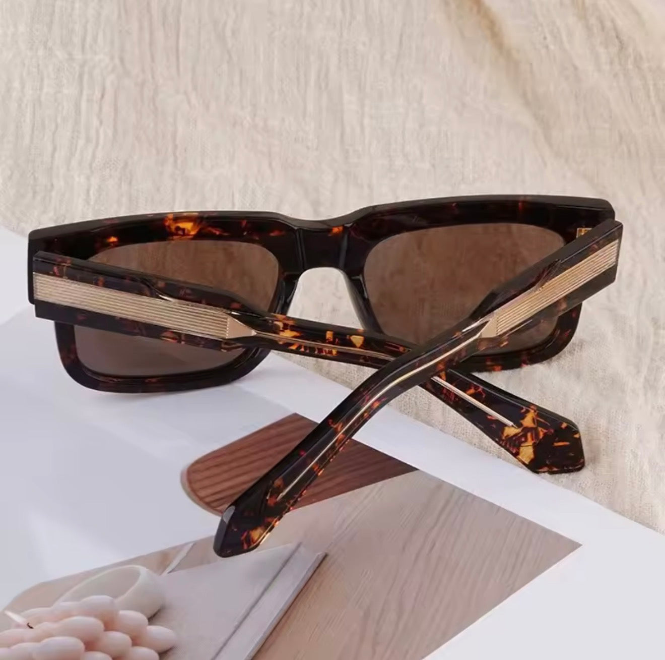 JMM Hemmings The Gentlemen Original High Quality Sunglasses Big Square Uv400 Men and Women Designer Brand Eyeglasses with Case