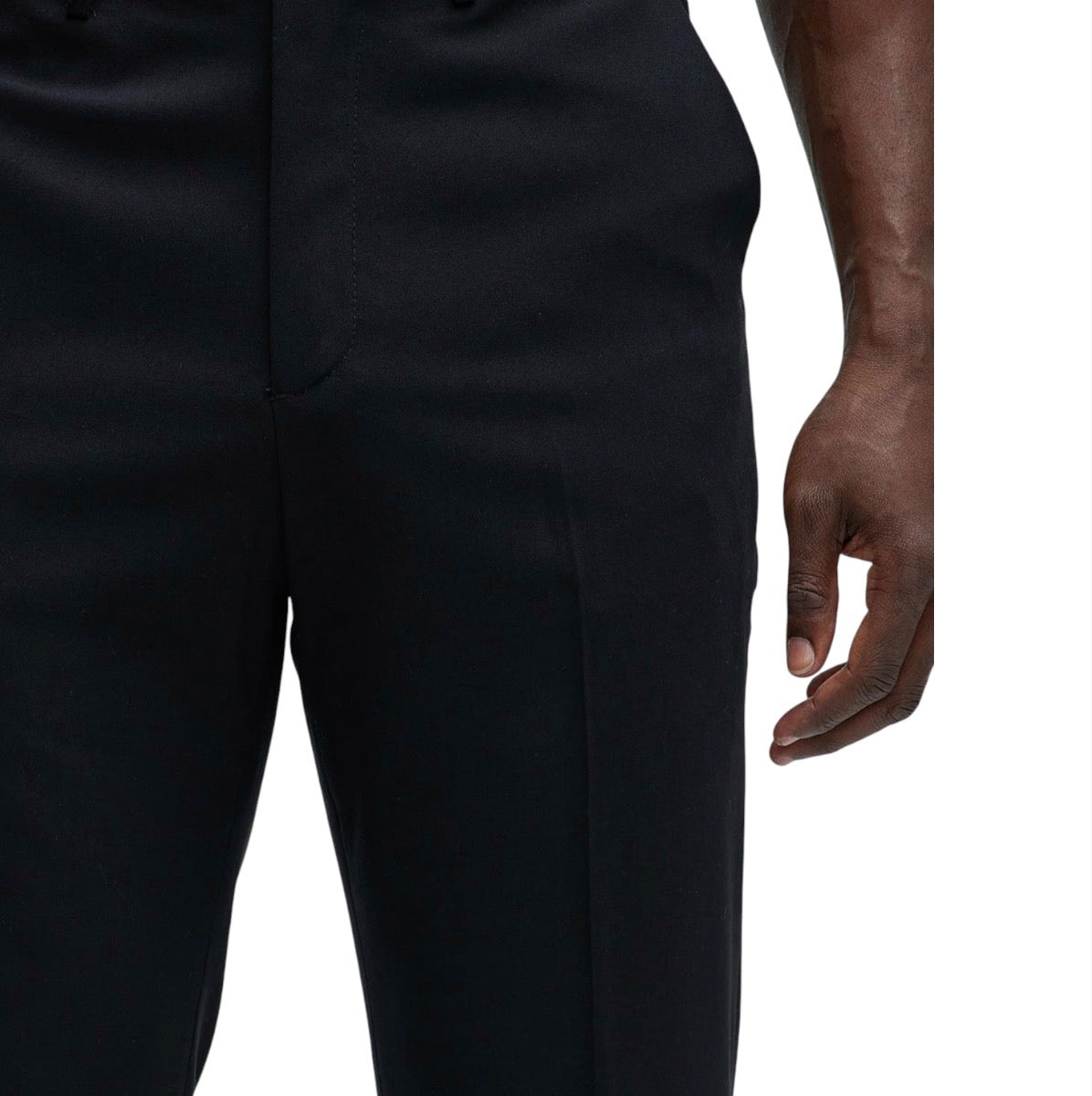 The Modern Stretch Slim Trouser Black