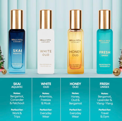 BellaVita Luxury 12 Pack Perfume Gift Set