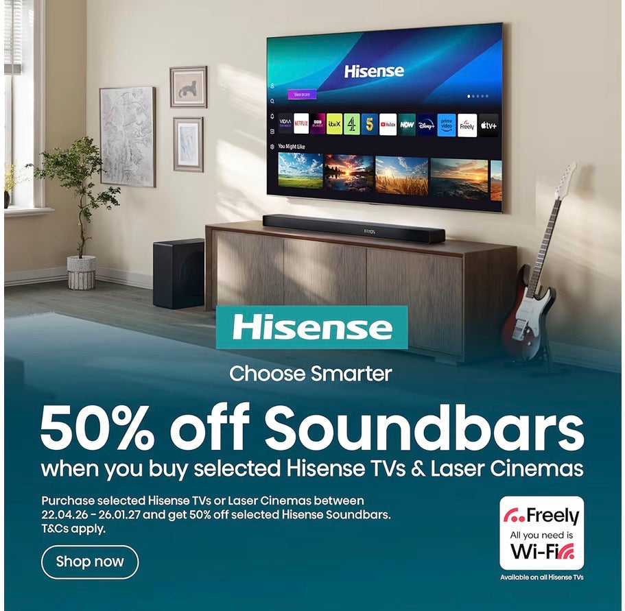Hisense 4K Ultra HD Smart TV with Freely | Netflix, Disney+ & YouTube
