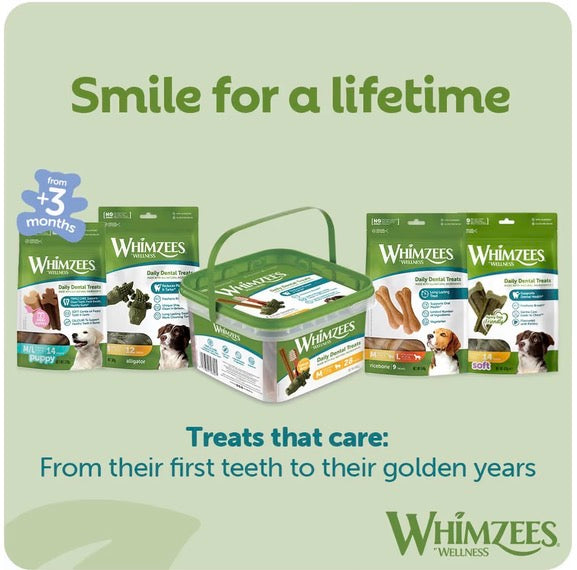 WHIMZEES Variety Box Dental Dog Chews Medium 28 Pack