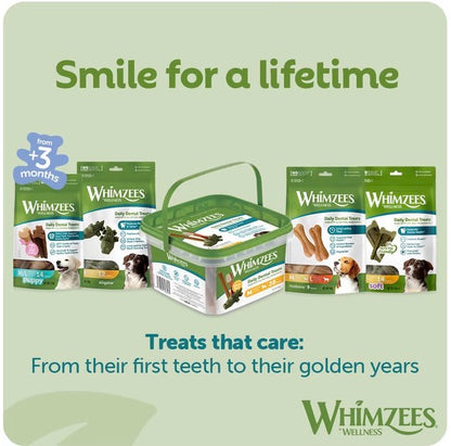 WHIMZEES Variety Box Dental Dog Chews Medium 28 Pack