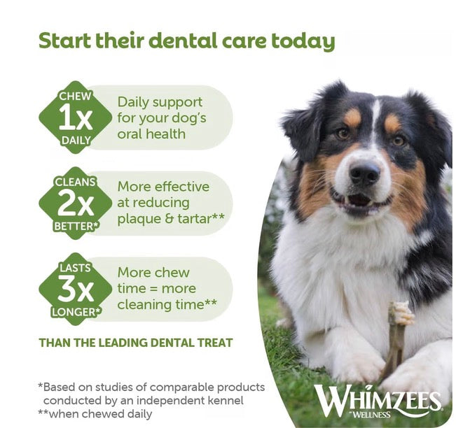 WHIMZEES Variety Box Dental Dog Chews Medium 28 Pack