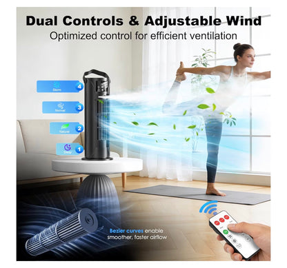 Portable Air Conditioner, 28dB Air Cooler, 26ft/s Velocity Mini Air Conditioning Unit with 2-8H Timer, 120° Oscillation, 1-Touch Turbo Mode Cool Mist, Low Energy Small Air Conditioner for Home(Black)