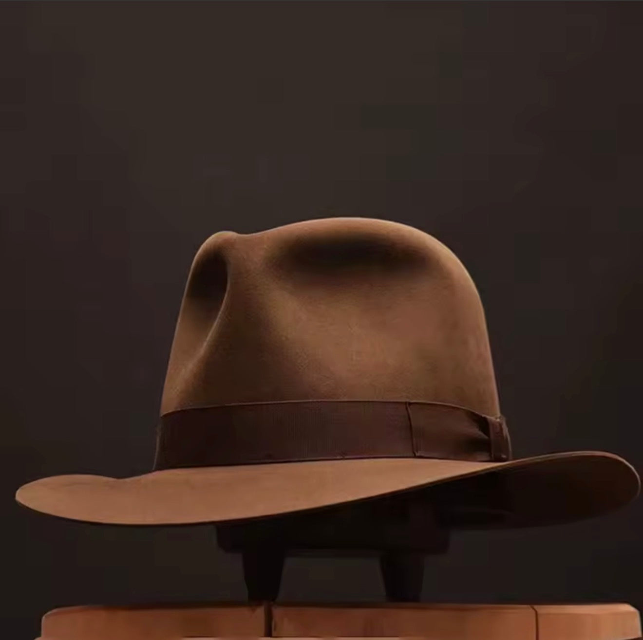 Wool Fedora Hat Vintage Soft Felt Trilby Style Hat for Men and Women NZ354