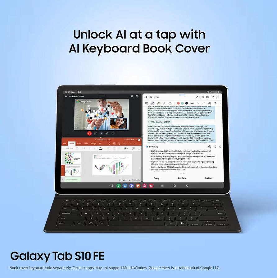 Samsung Galaxy Tab S10 FE 10.9-inch 128GB 8GB Wi-Fi S Pen Silver