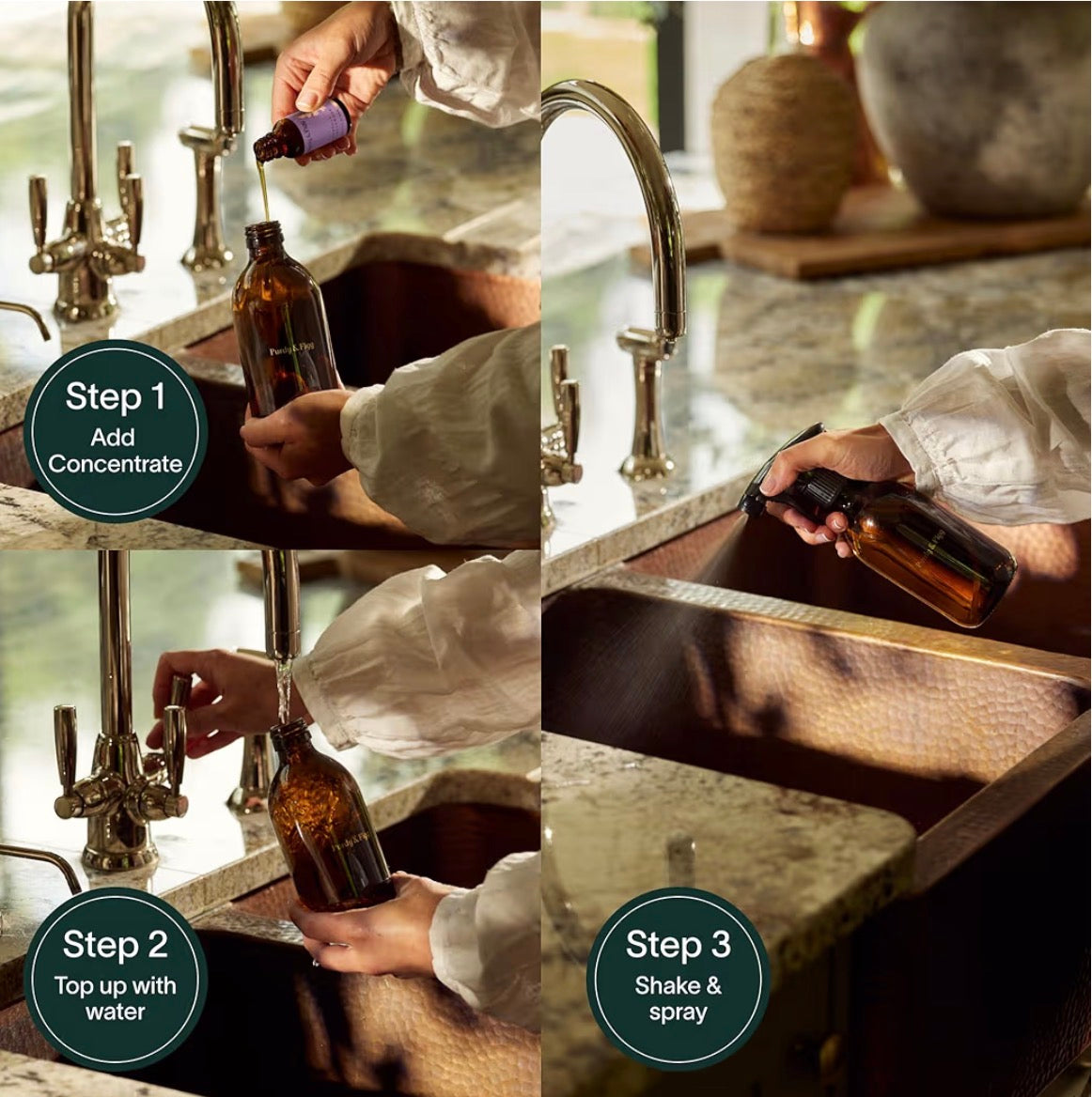 Purdy & Figg Counter Clean Starter Kit 300ml